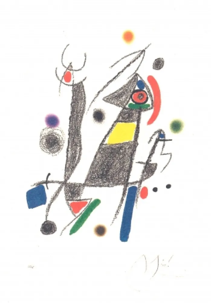 石版画 Miró - Maravillas Con Variaciones Acrósticas En El Jardín De Miró