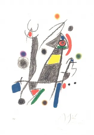 石版画 Miró - Maravillas Con Variaciones Acrósticas En El Jardín De Miró