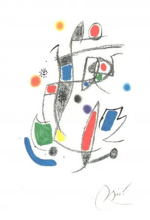 石版画 Miró - Maravillas Con Variaciones Acrósticas En El Jardín De Miró