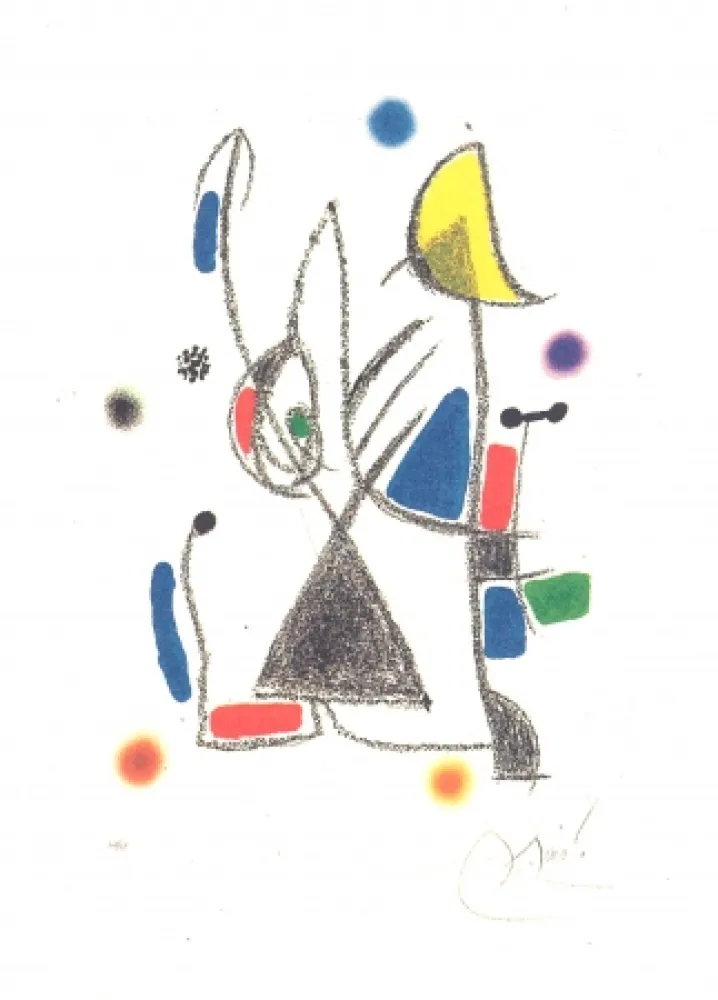 石版画 Miró - Maravillas Con Variaciones Acrósticas En El Jardín De Miró