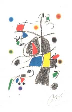 石版画 Miró - Maravillas Con Variaciones Acrósticas En El Jardín De Miró