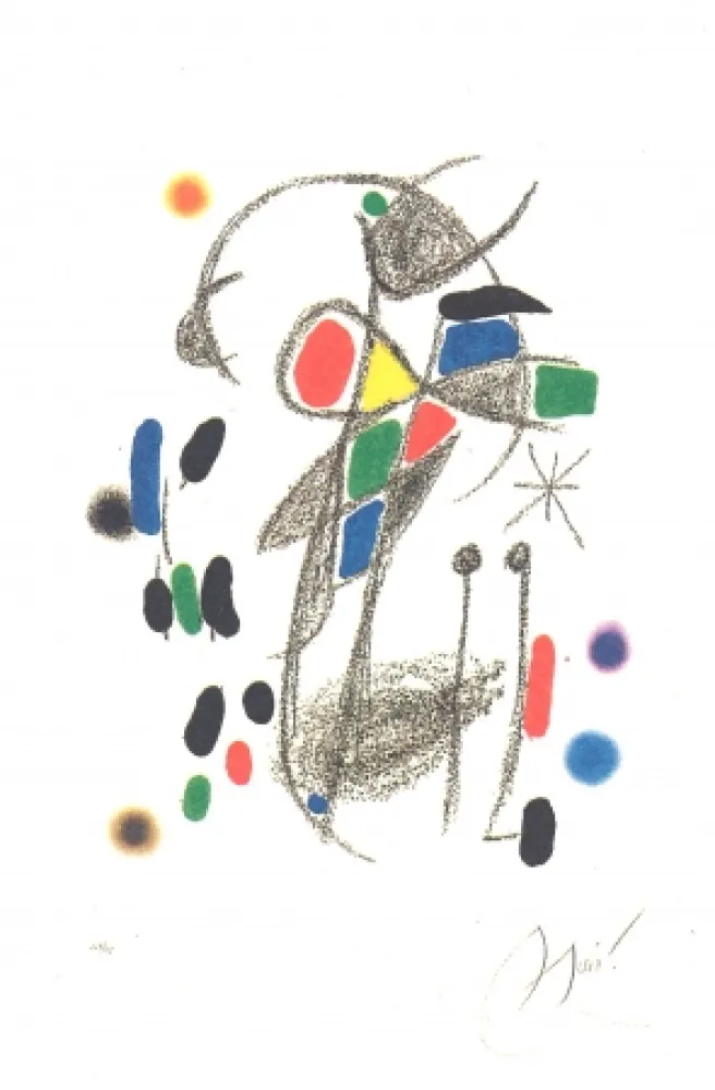 石版画 Miró - Maravillas Con Variaciones Acrósticas En El Jardín De Miró