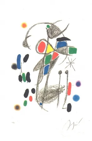 石版画 Miró - Maravillas Con Variaciones Acrósticas En El Jardín De Miró