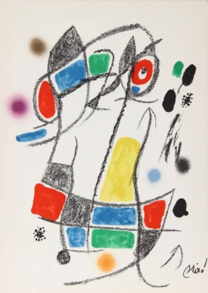 石版画 Miró - Maravillas con Variaciones Acrosticas en el jardin de Miro (Number 3)