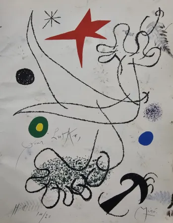 石版画 Miró - Mavena