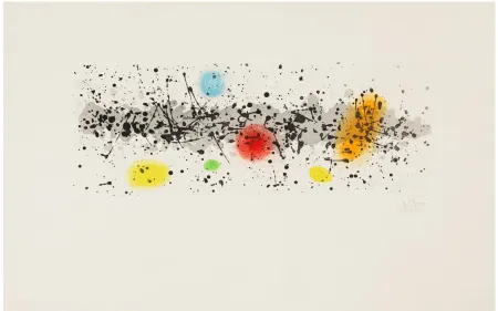 飞尘腐蚀法 Miró - Méandres et vent 