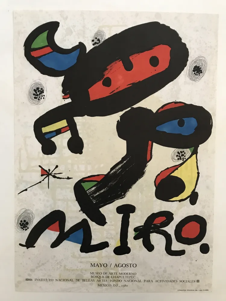 海报 Miró - Mexico Museo de Arte Moderno