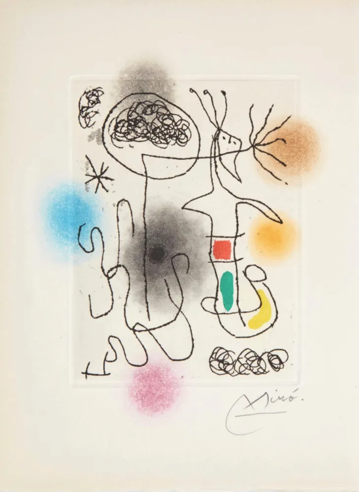 飞尘腐蚀法 Miró - Midi Le Trèfle Blanc