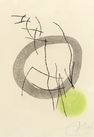 版画 Miró - Miranda et La Spirale