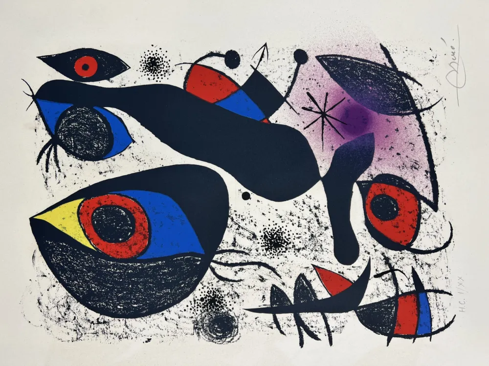 石版画 Miró - Miró a l’encre