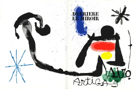 插图书 Miró - MIRO - ARTIGAS, Terres de grand feu. Derrière le Miroir n° 139-140. Juin-Juillet 1963.