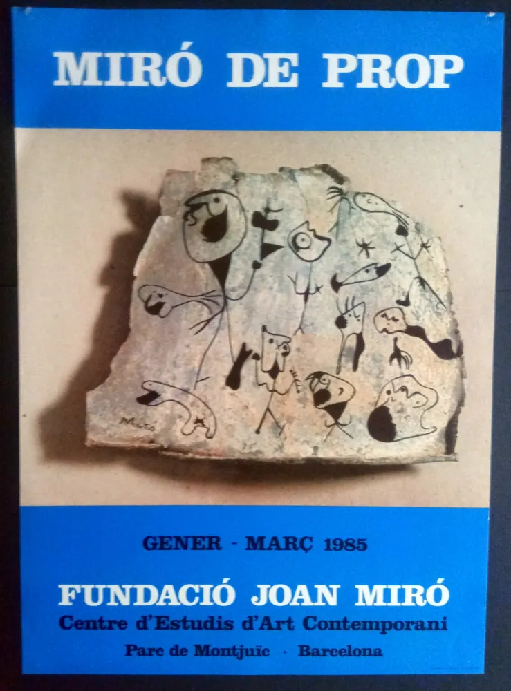 海报 Miró - Miró de Prop - Fundació J. Miró 1985