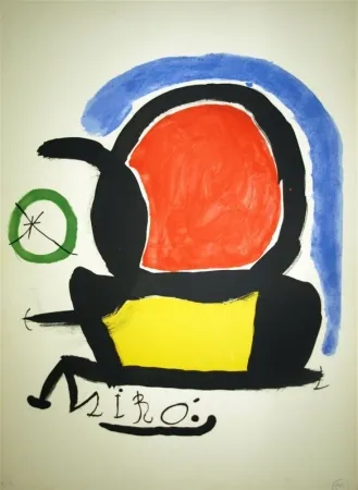 石版画 Miró - MIRÓ EL TAPIS DE TARRAGONA