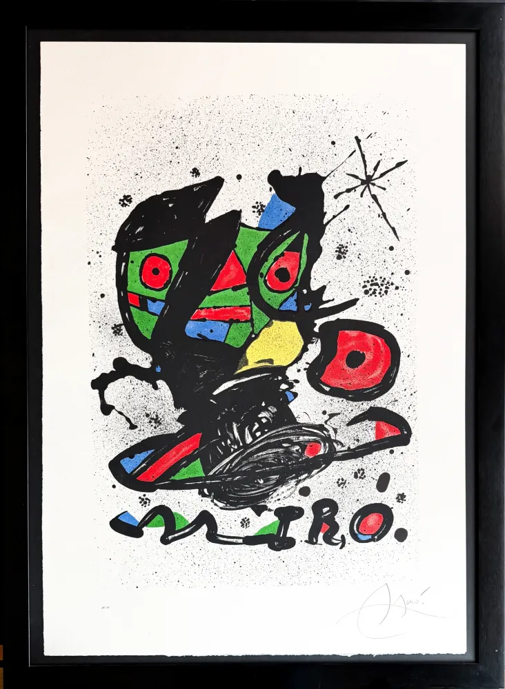 石版画 Miró - ‘Mirò’ exhibition at the Galeria Maeght, Barcelona
