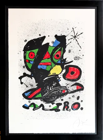石版画 Miró - ‘Mirò’ exhibition at the Galeria Maeght, Barcelona