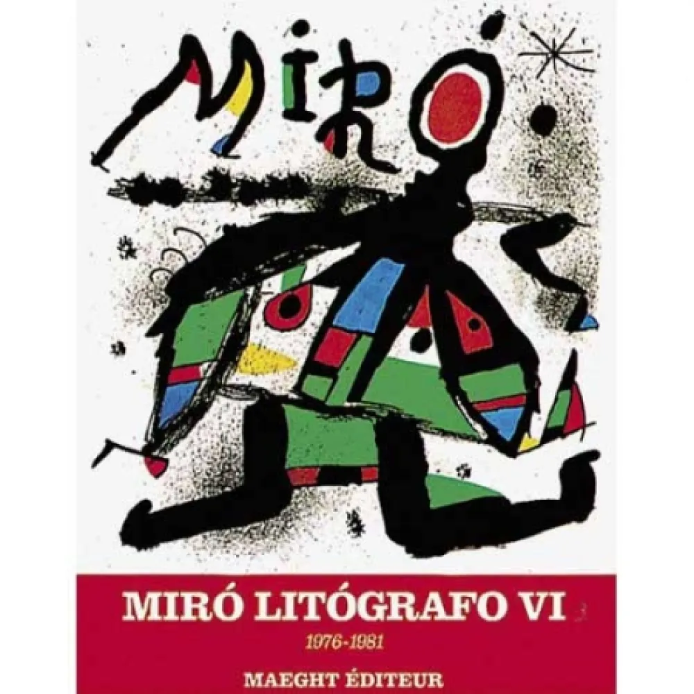 插图书 Miró - MIRO LITHOGRAPH VI