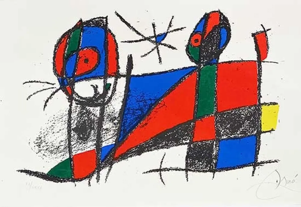石版画 Miró - Miro lithographe