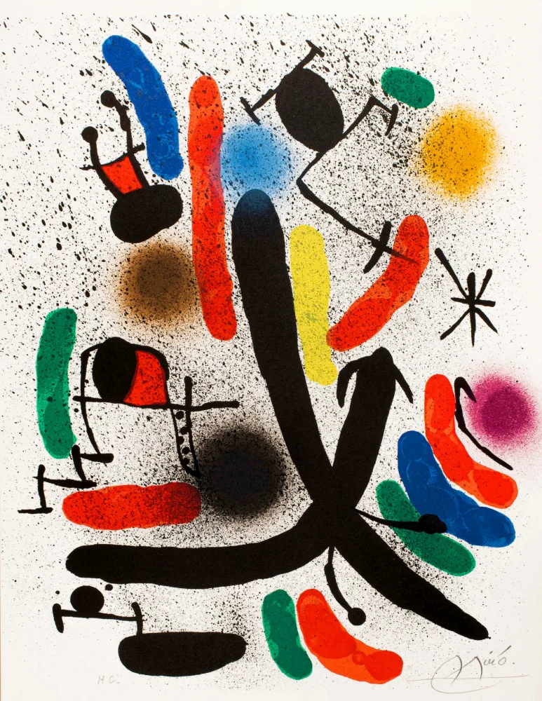 石版画 Miró -  Miró lithographe I (Maeght 855)