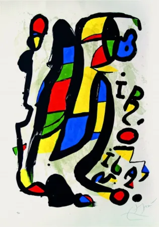 石版画 Miró - Mirò Milano
