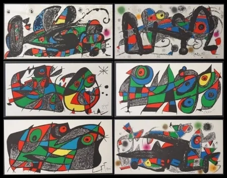 石版画 Miró - Miro sculpteur / 6 lithographies 