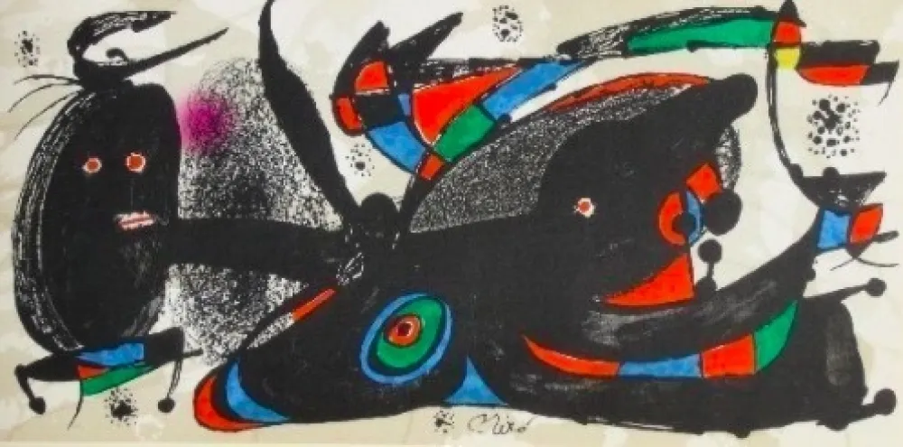 石版画 Miró - Miro sculpteur Angleterre