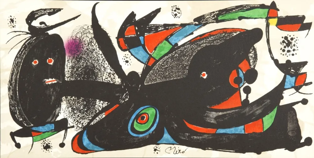 石版画 Miró - Miro sculpteur, Angleterre