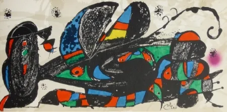 石版画 Miró - Miro sculpteur, Iran