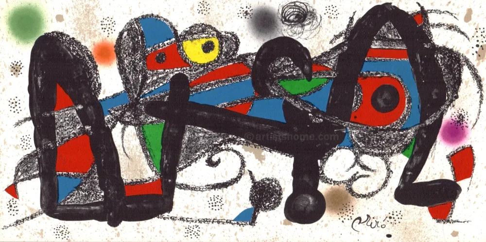 石版画 Miró - Miro Sculpteur, Portugal