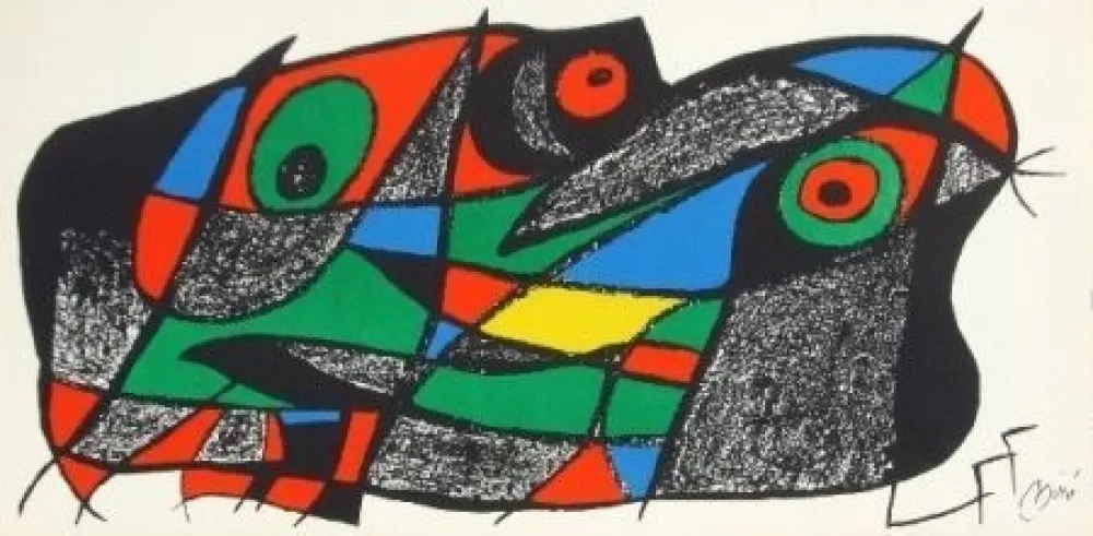 石版画 Miró - Miro sculpteur, Suède