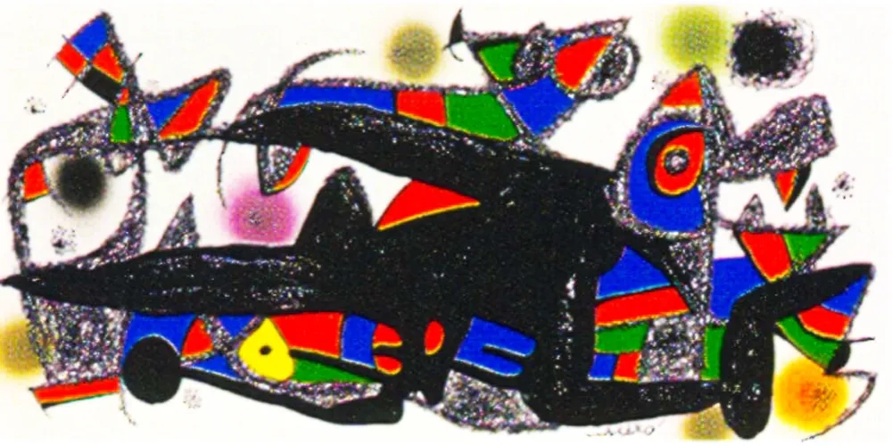 石版画 Miró -  Miro Sculptor -Denmark 