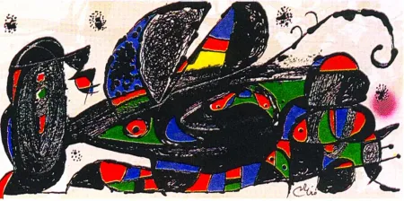 石版画 Miró - Miro Sculptor - Iran 