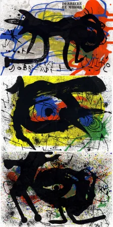 石版画 Miró - MIRO. SOBRETEIXIMS ET SACS. Derrière le Miroir n° 203. Avril 1973.