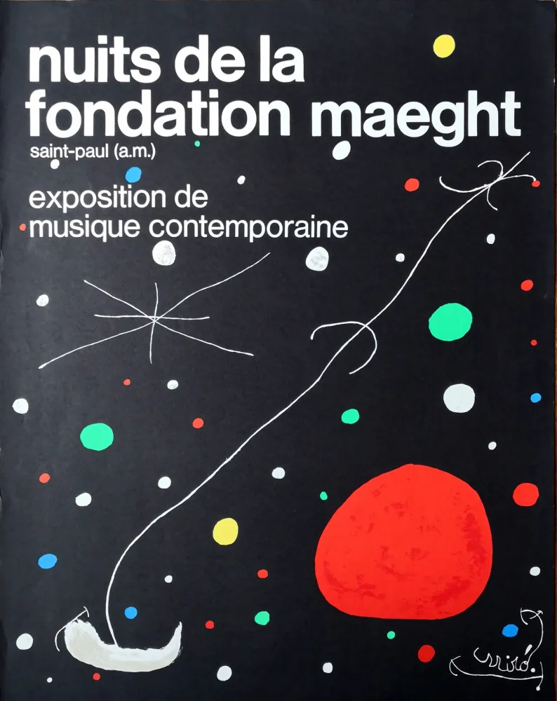 胶版印刷 Miró - Nuits de la Fondation Maeght