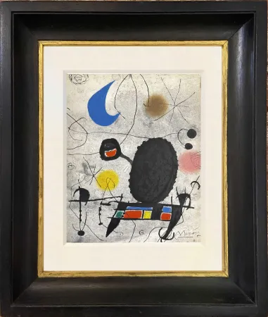 蚀刻飞尘法 Miró - Oiseau Solaire/ Oiseau Lunaire/ Êtincelles