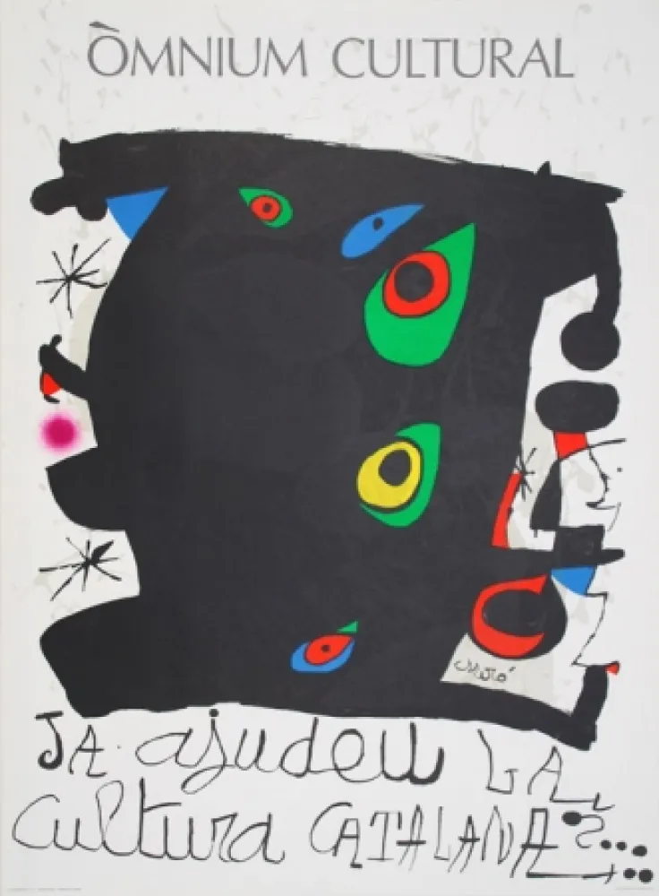 石版画 Miró - Omnium cultural