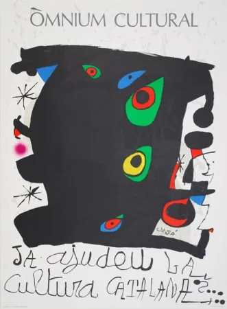 石版画 Miró - Omnium cultural