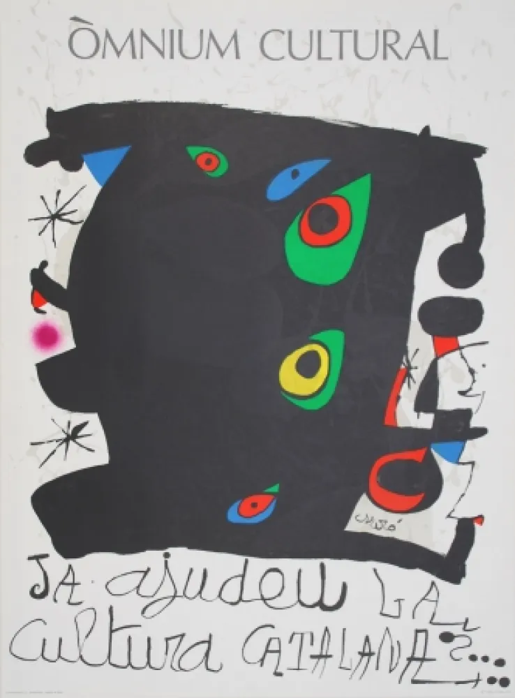 石版画 Miró - Omnium cultural