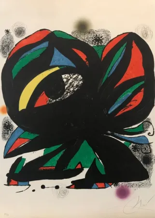 石版画 Miró - Ouverture de la Fundacio Joan Miro Barcelone 