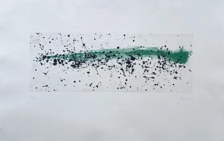 飞尘腐蚀法 Miró - Ouvrage du vent I 