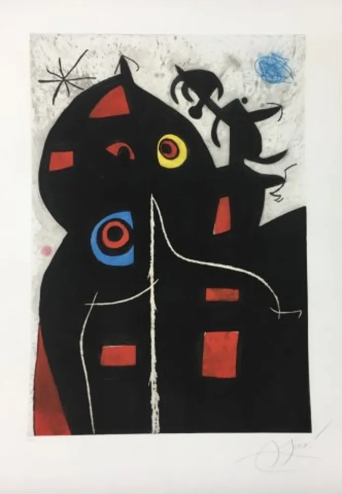 蚀刻飞尘法 Miró - Pantagruel