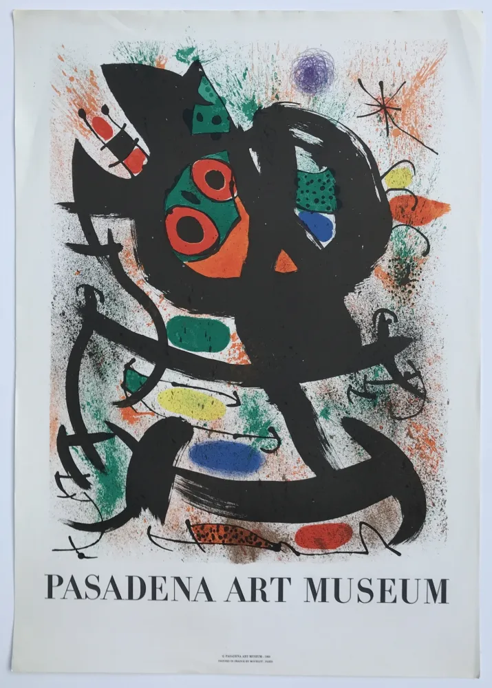 石版画 Miró - Pasadena Art Museum