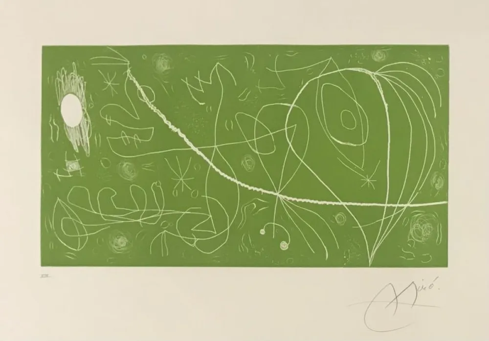 蚀刻版画 Miró - Picasso I Els Reventos 