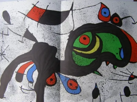 石版画 Miró - PINTURAS SOBRE PAPEL