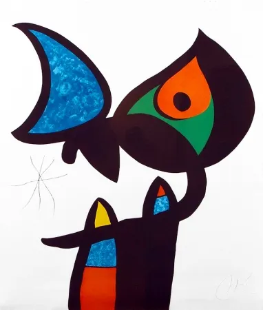 蚀刻飞尘法 Miró - Plate VI from Espriu – Miró