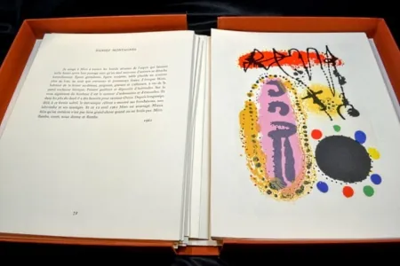 插图书 Miró - René CHAR - Le monde de l'art n'est pas le monde du pardon,1974-Illustre par Picasso, Miro, Brauner, Giacometti...