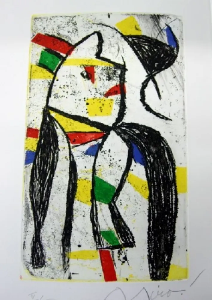蚀刻版画 Miró - RUBAN