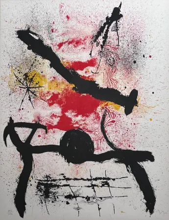 石版画 Miró - Sans titre