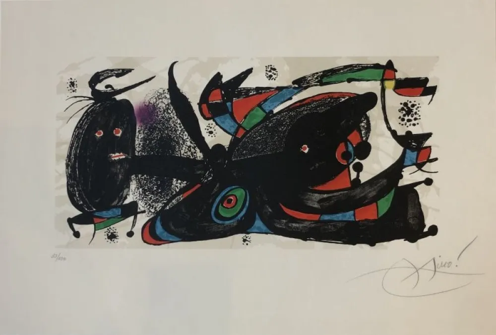 石版画 Miró - Sculpteur 