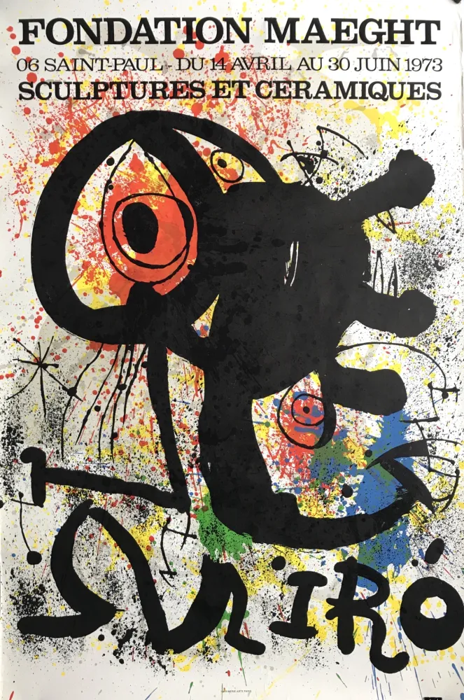 海报 Miró - Sculptures et céramiques / Fondation Maeght