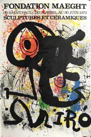 海报 Miró - Sculptures et céramiques / Fondation Maeght